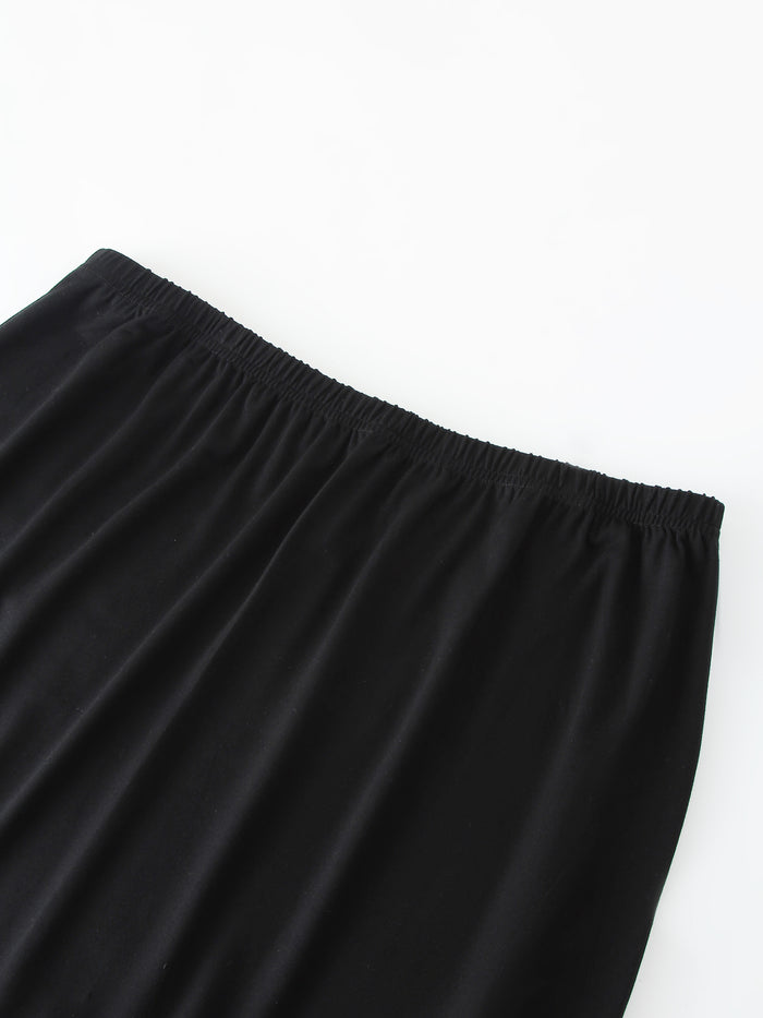 Meli Panel Ribbed Skirt