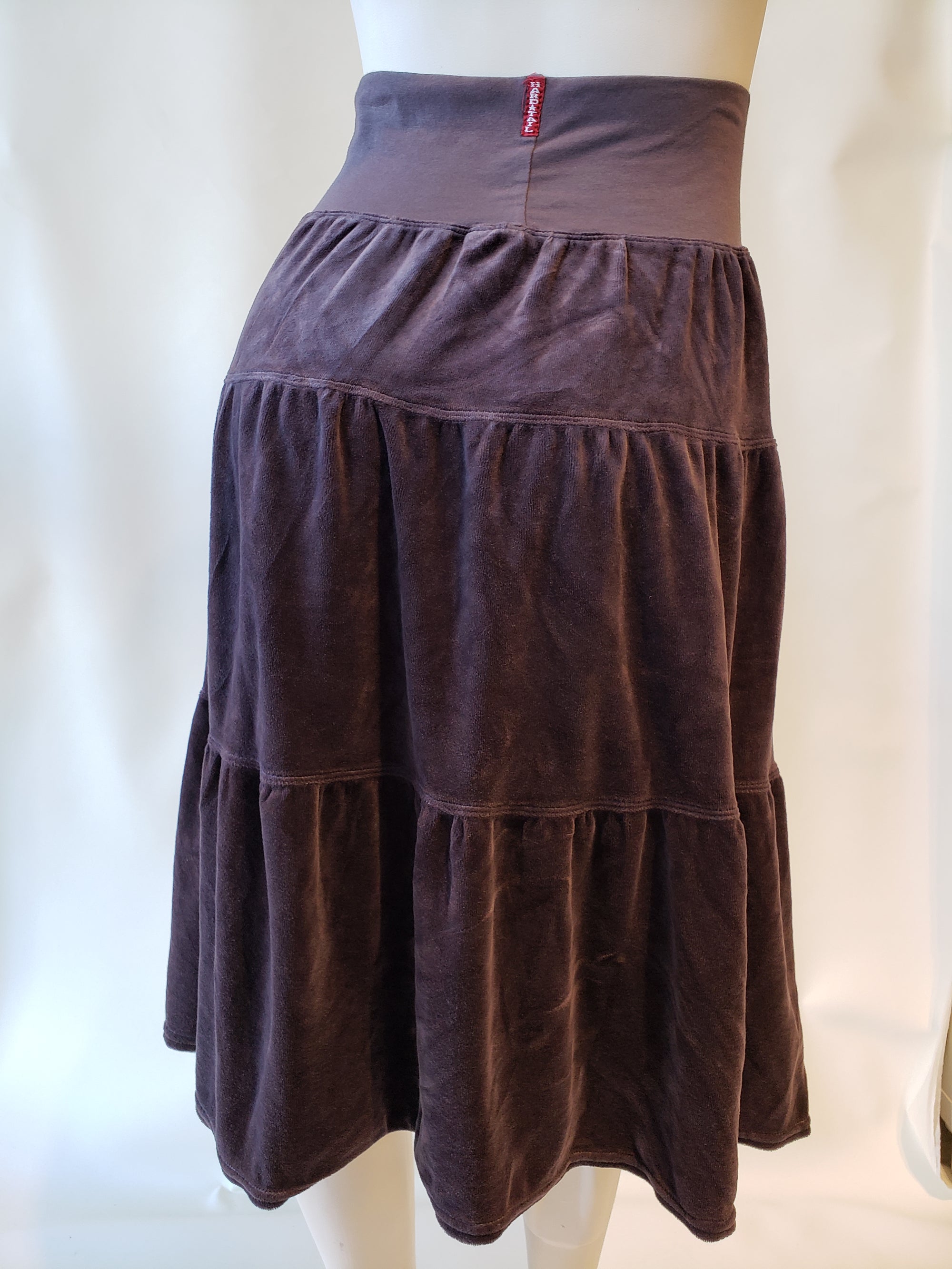 Velour hotsell tiered skirt